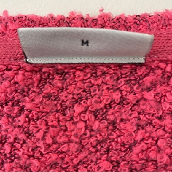 Noisy May - Textured Crop Pink/Black Sweater - Picture 13 of 13